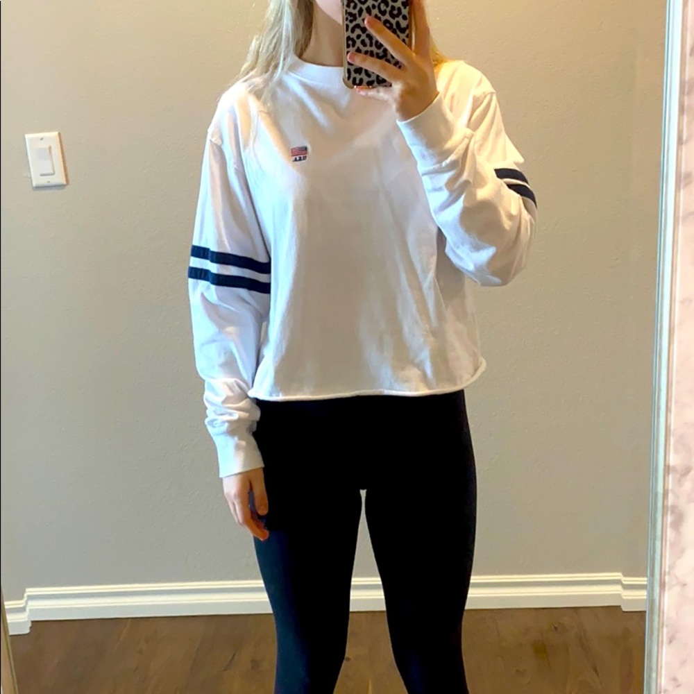 long sleeve crop